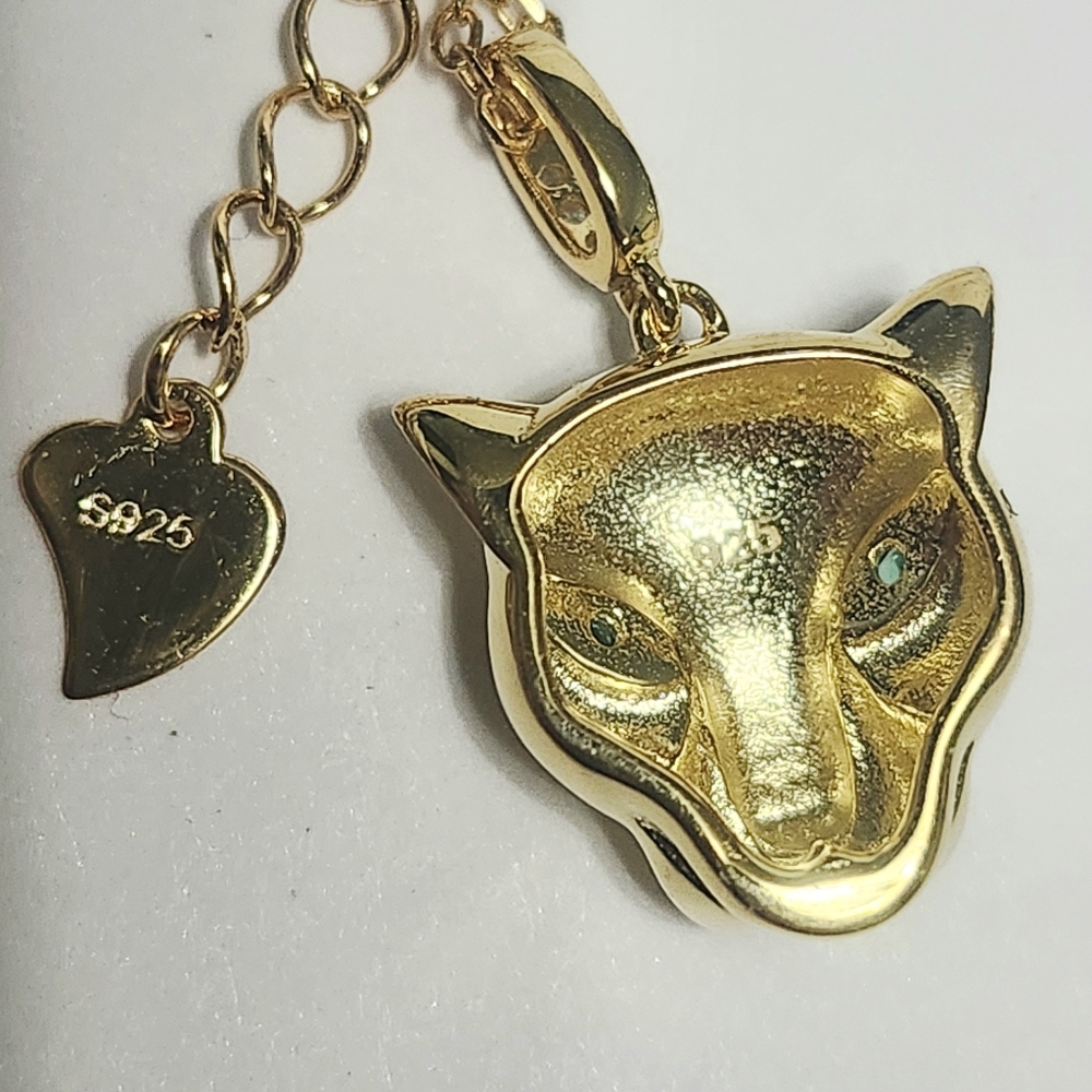 Panther Pendant & Chain Silver Necklace - Picture 9 of 15